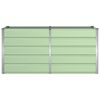 vidaXL Planter Green 62.99 x 31.50 x 29.53 in Steel