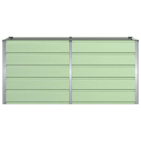 vidaXL Planter Green 62.99 x 31.50 x 29.53 in Steel