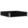 vidaXL Pallet Collar Black 39.4x39.4" Solid Wood Pine