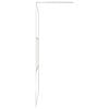 vidaXL Walk-in Shower Wall ESG Glass with Stone Design 39.4"x76.8"