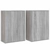 vidaXL Grey Sonoma Sideboard Engineered Wood Medium Stylish Sideboard