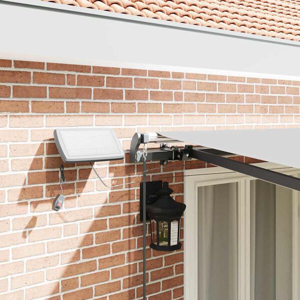 vidaXL Awning Frame Manual Anthracite 196.85 x 118.11 in Aluminium