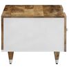 vidaXL Coffee Table Natural Mango with white paint