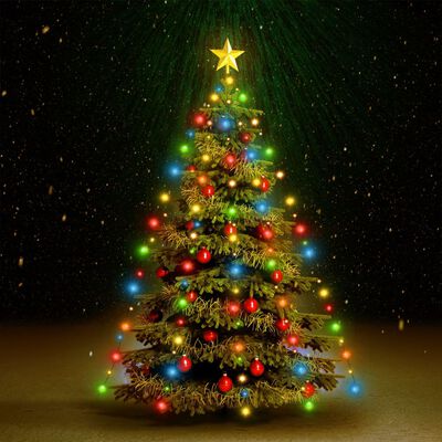 vidaXL Christmas Tree Net Lights with 150 LEDs Colorful 59.1"