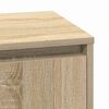 vidaXL Bedside Cabinet Sonoma Oak 15.35 x 13.58 x 19.69 in