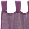 vidaXL Voile Curtains with Loops 2 pcs Purple 55.1x102.4"