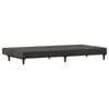 vidaXL Sofa Bed Dark Gray Velvet (100% polyester), wood, plastic