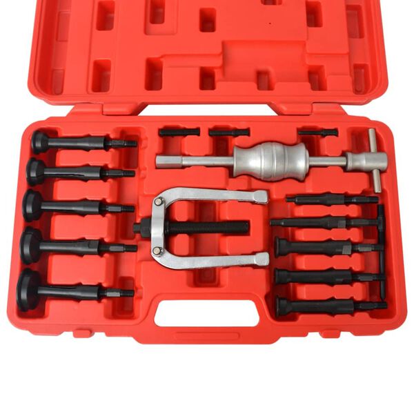 vidaXL 16 Piece Insert Bearing Puller Set