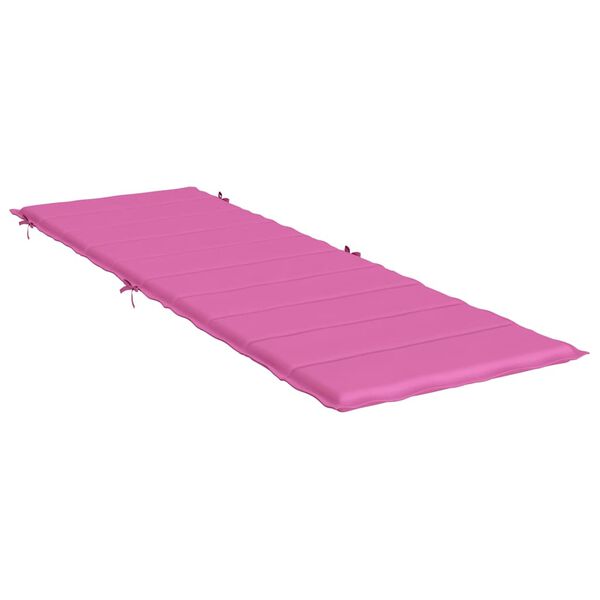vidaXL Sun Lounger Cushion Pink Oxford Fabric