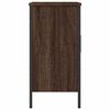 vidaXL Bathroom Sink Cabinet Brown Oak Engineered Wood Medium