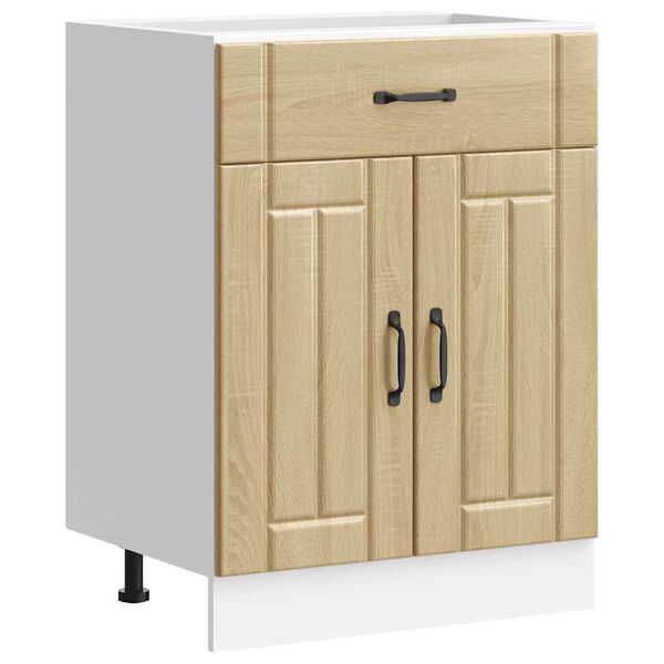 vidaXL Kitchen Base Cabinet Sonoma oak Engineered wood