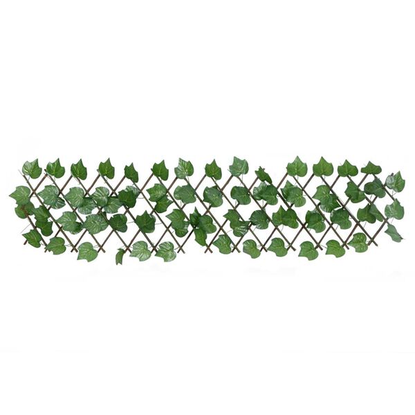 vidaXL Artificial Grape Leaf Trellis Expandable Green 5 pcs 70.9x7.9"