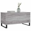 vidaXL Coffee Table Grey Sonoma Engineered wood, Metal Medium