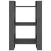 vidaXL Book Cabinet Grey Solid pine wood Medium Book Cabinet