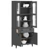 vidaXL Highboard Charcoal grey