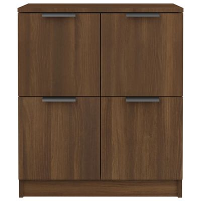 vidaXL Sideboard Brown Oak 23.6"x11.8"x27.6" Engineered Wood