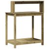 vidaXL Potting Table Treated Pinewood 32.5 x 19.7 x 43.1 in Potting Table