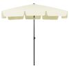 vidaXL Beach Parasol Sand Yellow 78.7"x49.2"