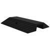 vidaXL Bridge Threshold Ramps 3 pcs 19.3x15.7x3.1" Rubber