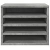 vidaXL Desk Organiser Concrete Grey 14.2x10.2x11.6" Engineered Wood