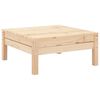 vidaXL Garden Footstool Natural Wood Solid Pine Wood Standard Modular