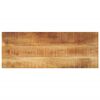 vidaXL Table Top Natural wood Solid mango wood 31.5 x 7.9 in Tough