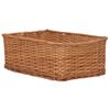 vidaXL Nesting Basket Set Brown Willow Small, Medium, Large, Extra Large