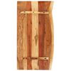 vidaXL Bathroom Vanity Top Solid Acacia Wood 39.4"x20.5"x1"