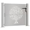 vidaXL Garden Gate 39.4x39.4" Corten Steel Tree Design