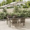 vidaXL Garden Dining Set Grey, Dark Grey
