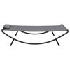 vidaXL Patio Bed Grey 200 x 35.4 " Steel