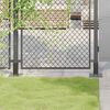vidaXL Post Bases Square 4 pcs Anthracite 1.81x1.81" Powder-coated Steel