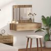 vidaXL Dressing Table Brown 32.68 x 15.75 x 27.56 in Engineered Wood