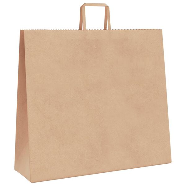 vidaXL Paper Bags 50 pcs with Handles Brown 54x15x49 cm