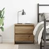 vidaXL Bedside Cabinet Artisan Oak 17.72 x 13.39 x 17.52 in