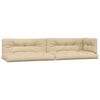 vidaXL Patio Pallet Sofa Set Wood - Natural Solid Acacia wood Large