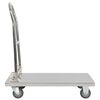 vidaXL Platform Wagon Silver 32.3x20.9x33.9" Stainless Steel