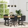 vidaXL Dining Chair Set of 4 Black