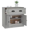 vidaXL Sideboard Grey Sonoma Engineered Wood Medium Sideboard