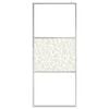 vidaXL Walk-in Shower Wall ESG Glass with Stone Design 35.4"x76.8"