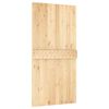 vidaXL Sliding Door with Hardware Set 39.4x82.7" Solid Wood Pine