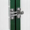 vidaXL Greenhouse Green, Clear Aluminum, Polycarbonate