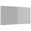 vidaXL Kitchen Backsplash Light grey 31.50 x 15.75 x 0.24 in