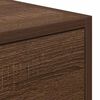 vidaXL TV Cabinet Brown Oak Engineered Wood Medium TV Cabinet