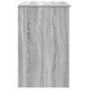 vidaXL Desk Grey Sonoma Engineered Wood 33.9x19.3x29.9 in Desk