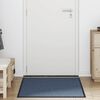 vidaXL Doormat Blue Polypropylene and PVC 35.4 x 59.1 in Non-slip