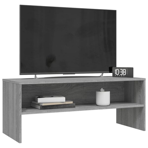 vidaXL TV Cabinet Grey Sonoma Engineered wood TV Cabinet Rectangular