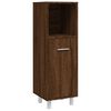 vidaXL Bathroom Furniture Set Brown Oak Engineered Wood, Acrylic Large