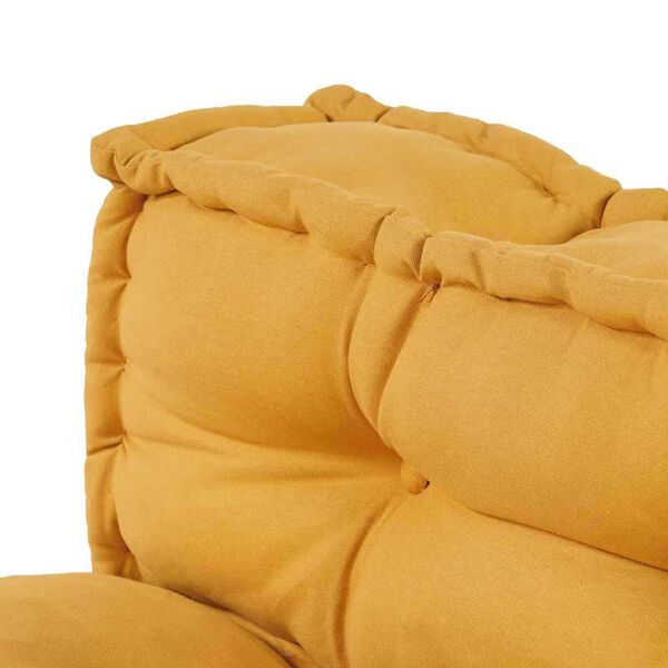 vidaXL Pallet Sofa Cushion Yellow fabric