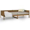 vidaXL Day Bed Honey brown Solid pine wood Twin